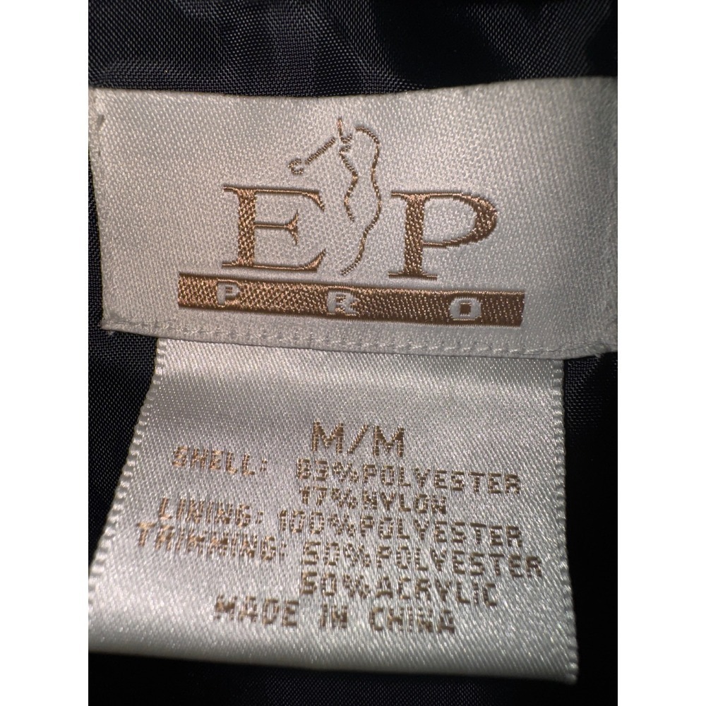 EP Sport Women's Black Faux Fur Collar Vest Puffer Quilted Lined M - Picture 6 of 6